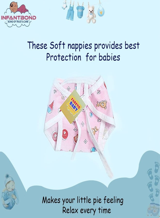 Infantbond Baby Cotton Cloth Single Layer Nappies (Multi) (4-6 Months, 48) - Image 3