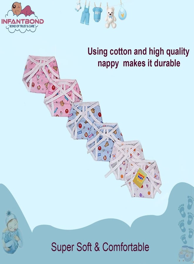 Infantbond Baby Cotton Cloth Single Layer Nappies (Multi) (4-6 Months, 48) - Image 5