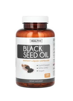 Healths Harmony Black seed oil, a natural defense, enhancing antioxidant properties and vitamin E, and increasing melanin production to maintain healthy skin, 120 capsules  - Image 5
