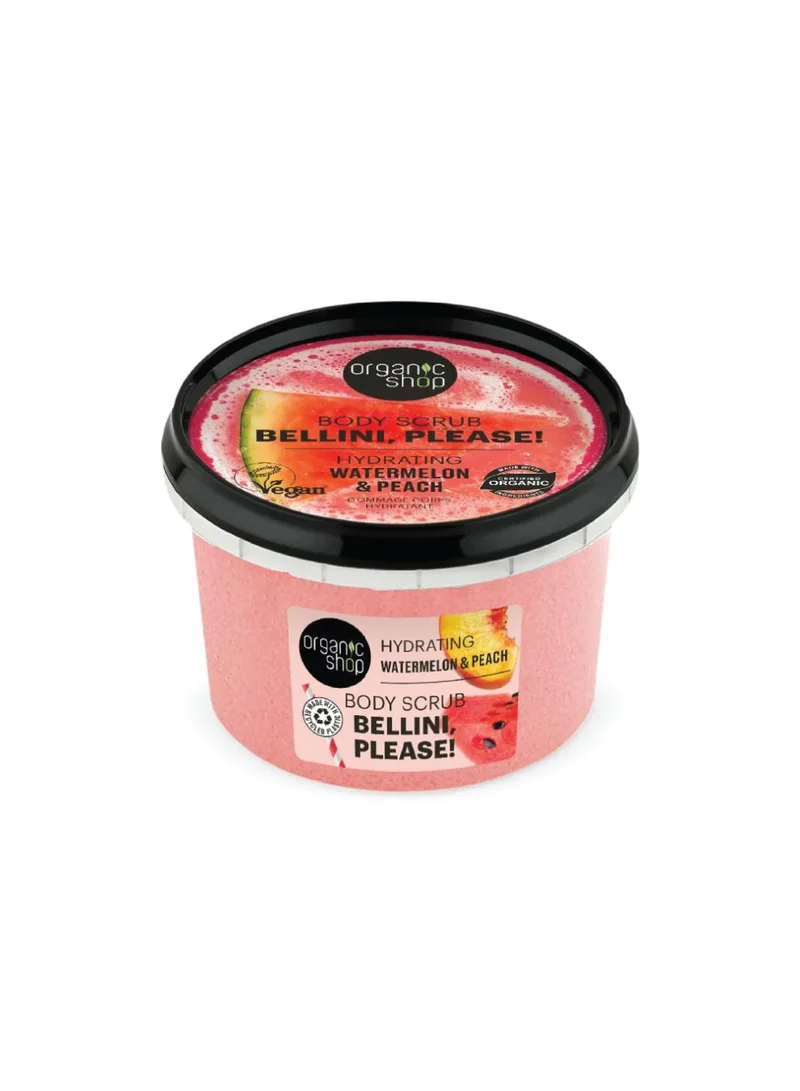 Organic Shop Organic Shop Moisturizing Body Scrub - Watermelon and Peach 250ml