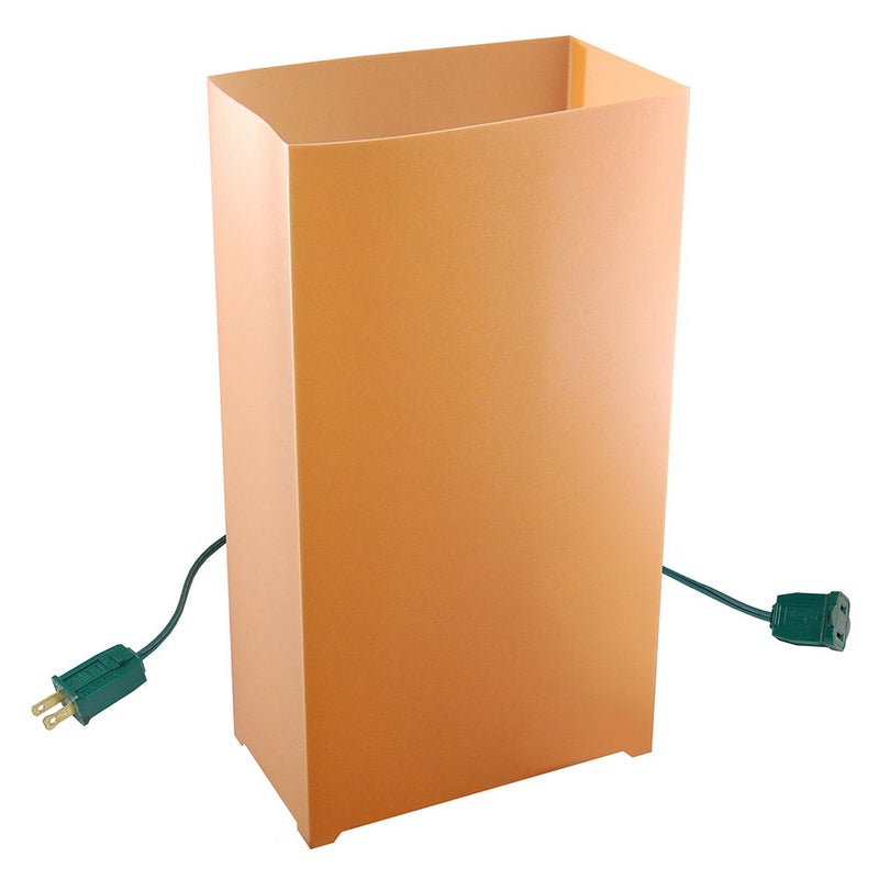 Lumabase LumaBase Electric Luminaria Kit Tan  Set of 10