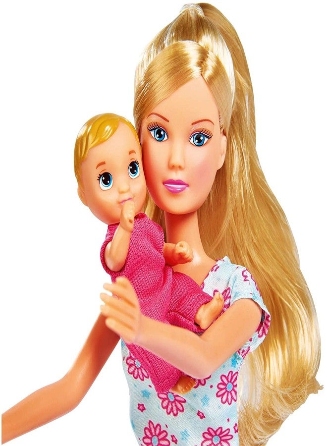 Simba Toys Steffi Love Baby World Set - Kindergarten Teacher Steffi Doll with Baby, Cot, Stroller, High Chair, and Bathtub, Ages 3+ - Image 3