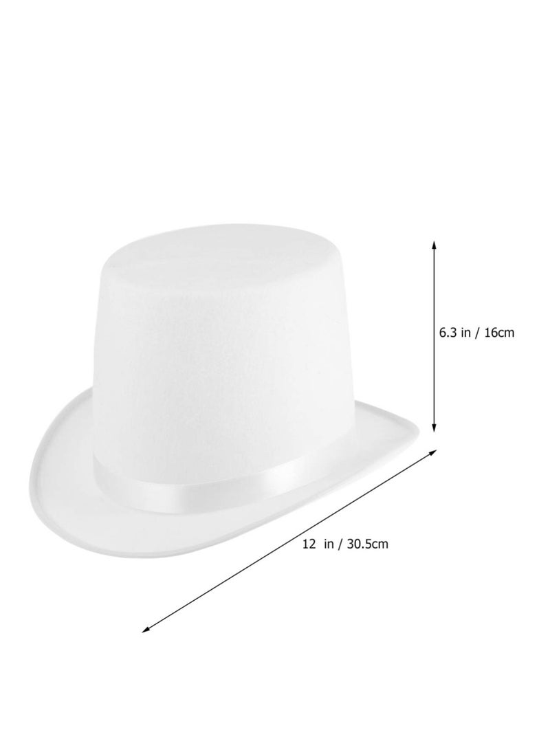 SYOSI Funny Party Hats white Top, Dress Up for Kids and Adults Magician Formal Tuxedo Costume Unisex - Image 4