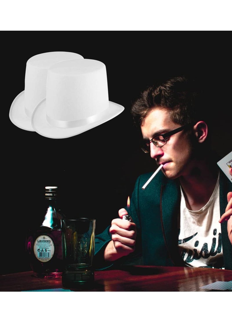 SYOSI Funny Party Hats white Top, Dress Up for Kids and Adults Magician Formal Tuxedo Costume Unisex - Image 3