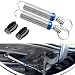 UGSHY 2 PCS Car Trunk Spring 59944 High Carbon Alloy Steel FullThread ScrewAdjustable Automatic Lifting Spring Device MultiFunctional Auxiliary Opening Accessory for Most Models Silver - Image 2
