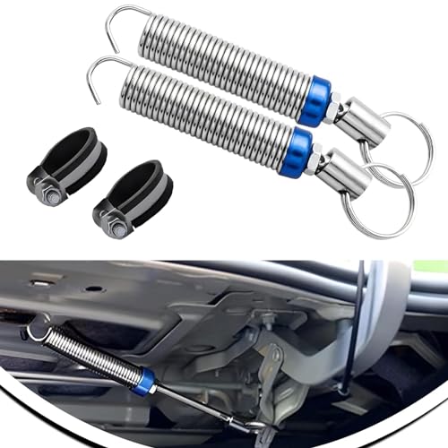 UGSHY 2 PCS Car Trunk Spring 59944 High Carbon Alloy Steel FullThread ScrewAdjustable Automatic Lifting Spring Device MultiFunctional Auxiliary Opening Accessory for Most Models Silver - Image 1