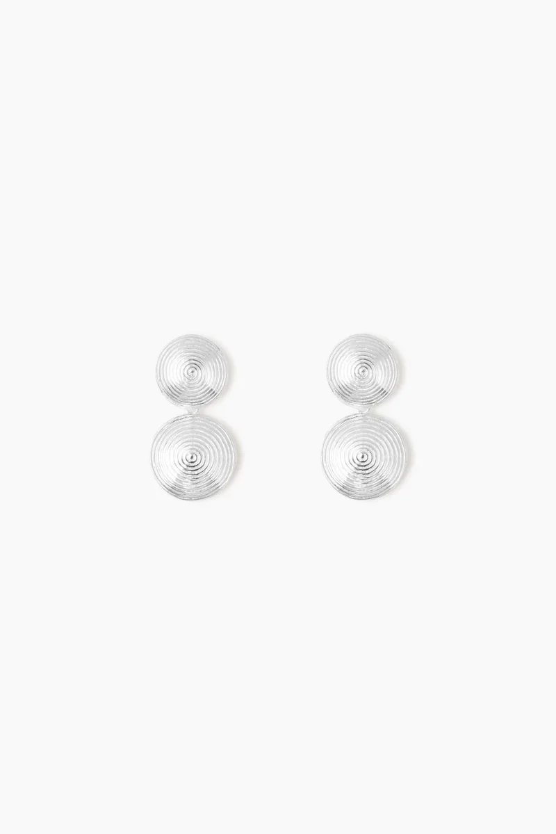 LIE STUDIO Lustrous Pebbled Drop Earrings