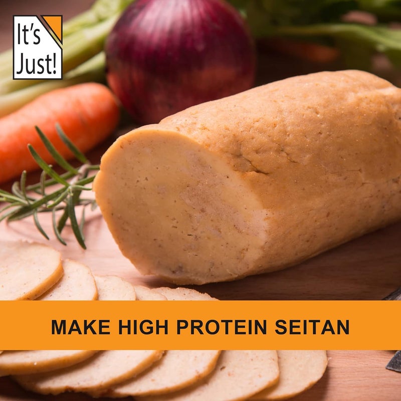 It's Just! Vital Wheat Gluten - High Protein Flour for Vegan Seitan and Low Carb Bread, 20oz - Image 5