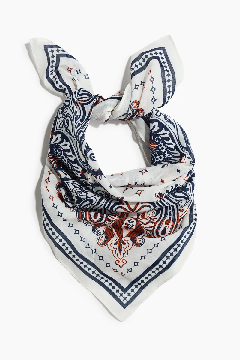 H&M Patterned neck scarf