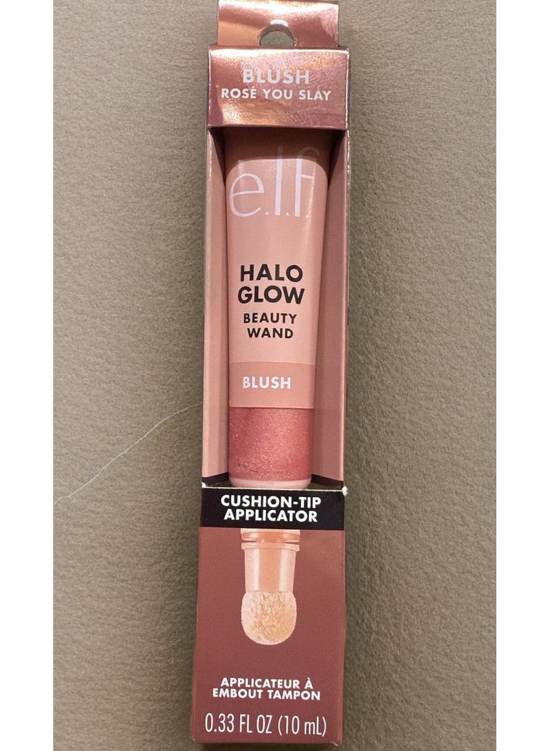 elf أداة تجميل بلush هالو جلو، أداة بلush سائلة للخدود المتألقة والمحمرة، مدعمة بالسكواليين، نباتية وخالية من القسوة، روزيه يو سلاي - Image 1