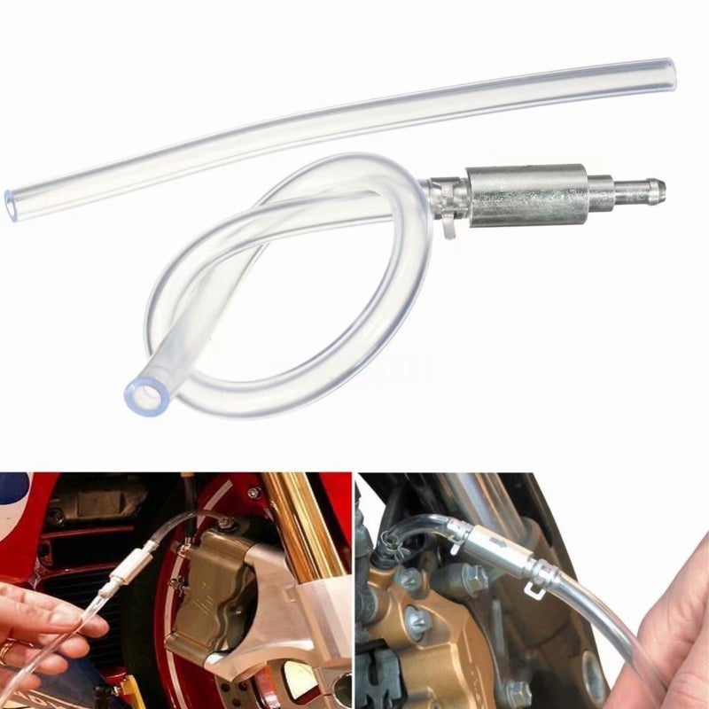 Motorcycle Brake Line Oil Pipe Aluminum Rubber Corrosion Resistant - Heat Insulation Motorcycle Brake Oil Hose for Brake Systems - Image 2