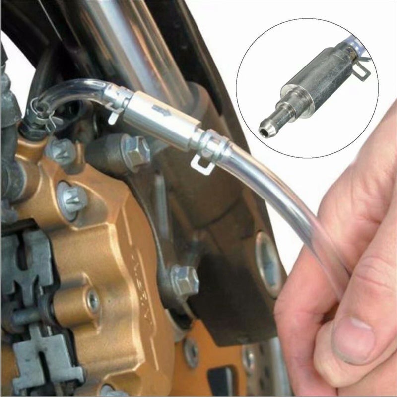 Motorcycle Brake Line Oil Pipe Aluminum Rubber Corrosion Resistant - Heat Insulation Motorcycle Brake Oil Hose for Brake Systems - Image 3