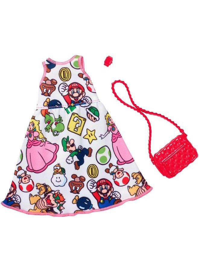 Barbie Super Mario Fashion, White - Image 1