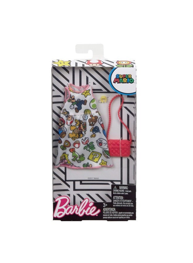 Barbie Super Mario Fashion, White - Image 2