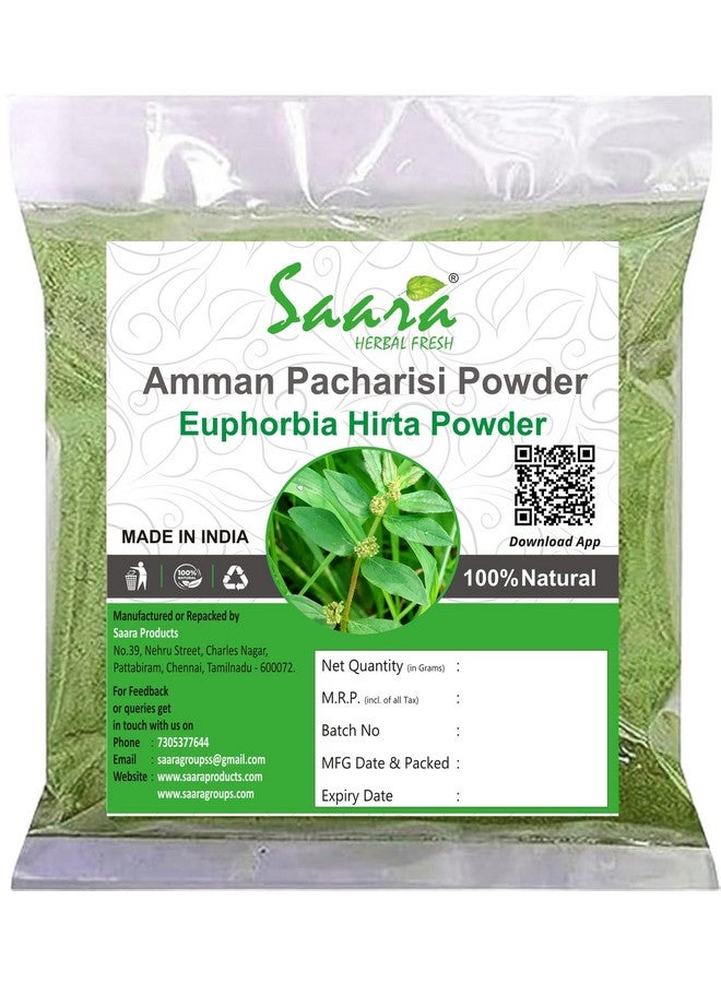 Saara مسحوق سارة العشبي الطازج أمّان باتشاريزي 101غ | مسحوق إيفوربيا هيرتا | مسحوق دودهي، يستخدم للثآليل وحب الشباب والجروح (عبوة 1 × 101غ) - Image 5