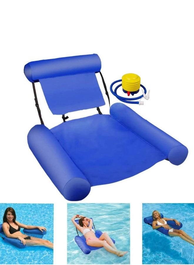 SUNIFY - Summer Swimming Pool Hammock Floating Bed Portable Folding Inflatable Ring Air Mattress Water Accessories Beach Sports Lounger Chair For Adults Children - Image 1