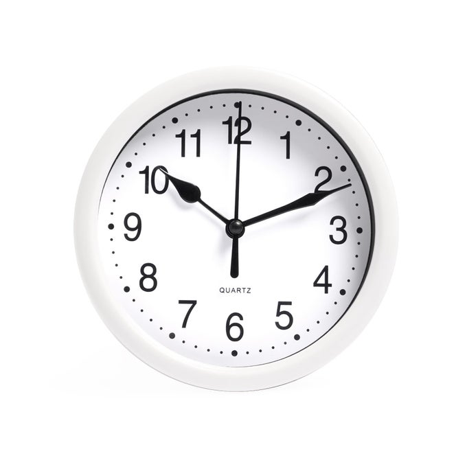 WALL CLOCK SMALL ROUND CLOCKS FOR KITCHEN LIVING ROOM OFFICE BEDROOM ROUND CLOCK MODERN HOME DECORATIVE LARGE NUMBERS EASY TO READ WHITE