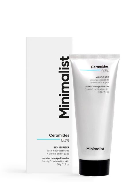 0.3% Ceramide Barrier Repair Moisturizing Face Cream For Oily Skin | Lightweight And Hydrating Formulation