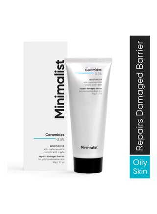 0.3% Ceramide Barrier Repair Moisturizing Face Cream For Oily Skin | Lightweight And Hydrating Formulation - view 2