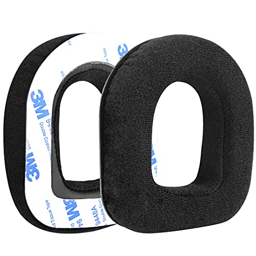 Geekria Comfort Velour Replacement Ear Pads for Astro A10 Gaming Headset Headphones Ear Cushions, Repair Parts with Video Guide (Black) - Image 2
