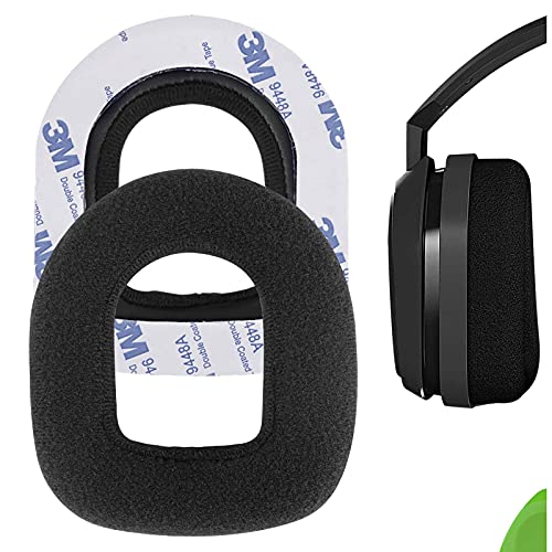 Geekria Comfort Velour Replacement Ear Pads for Astro A10 Gaming Headset Headphones Ear Cushions, Repair Parts with Video Guide (Black) - Image 1