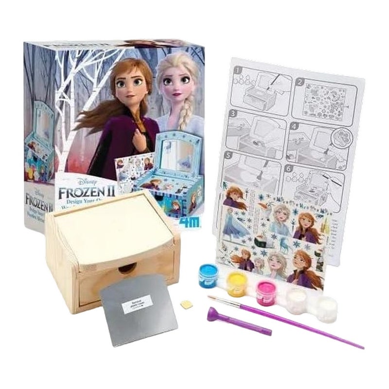 4M صندوق ديزني فروزن II الخشبي - 06201 - Image 2