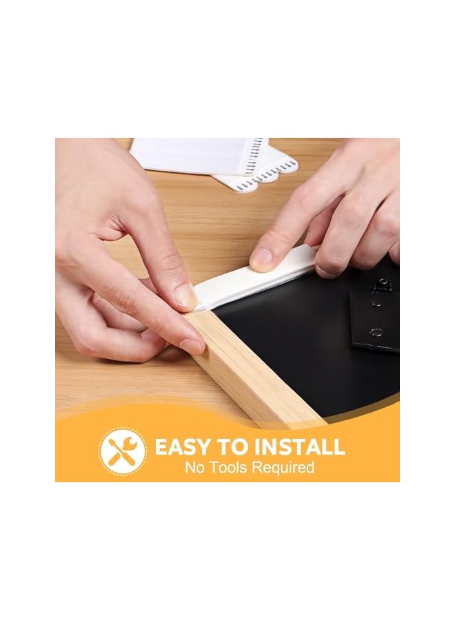 PROMASS X-Large Picture Hanging Strips Heavy Duty,24-Pairs(48 Strips)Sticky Picture Hangers for Walls,Hanging Pictures without Nail,Damage Free No Nails Refill Adhesive Poster Strips for Frame Mounting Strips  - Image 4