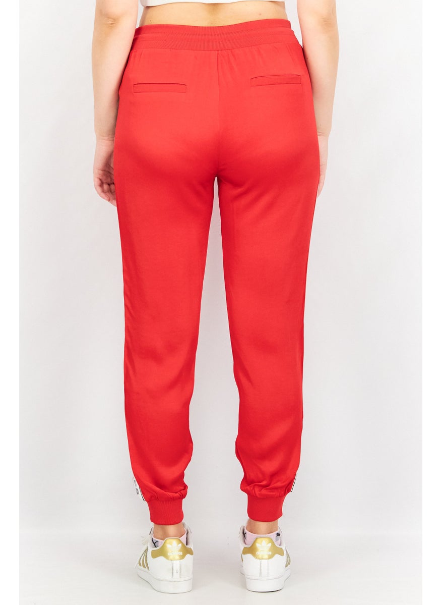Kooples x Sport - Women Sportswear Fit Training Pants Sportswear, Red Combo - Image 1