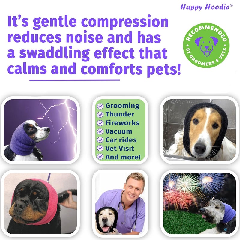 HAPPY Hoodie Large Purple - Image 3