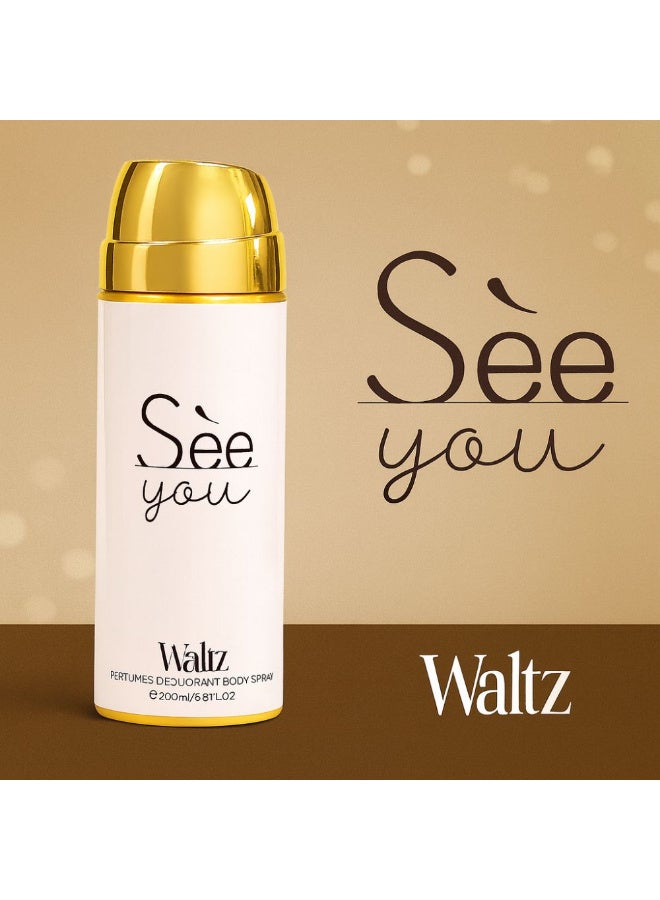Waltz والتز سي يو مزيل عرق معطر بخاخ للنساء 200 مل - Image 2