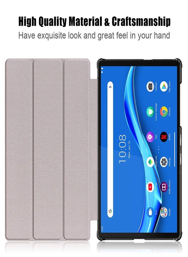 Gylint جراب Gylint لجهاز Lenovo Tab M10 HD (الجيل الثاني)، جراب قابل للطي فائق النحافة من الجلد الصناعي الذكي مع حامل لجهاز Lenovo Tab M10 HD الجيل الثاني TB-X306F / TB-X306X (غير متوافق مع M10 HD) أسود - Image 4