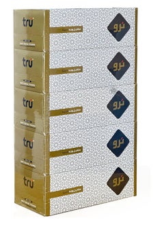 Tru tru Facial Tissue 200 Pulls X 5 Box 