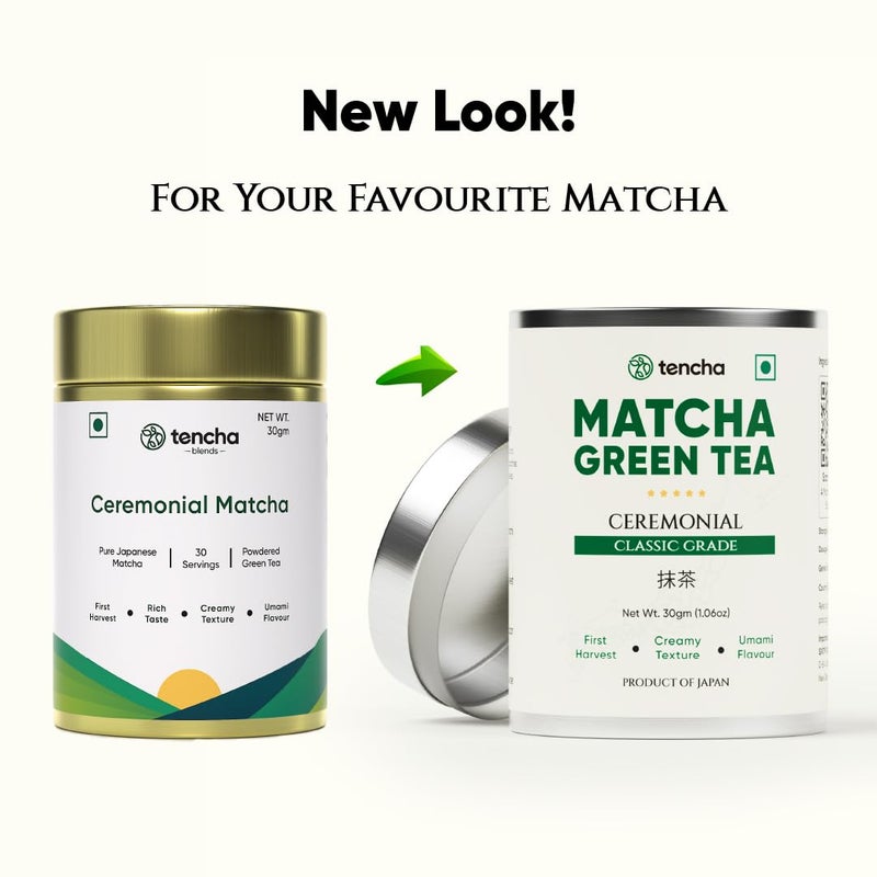 Tencha - Ceremonial Matcha Tea | 100% Pure Super Premium Grade | Japanese Matcha Green Tea Powder | Free Spoon | Vegan | Tested For Radiation | 30gms - Image 2