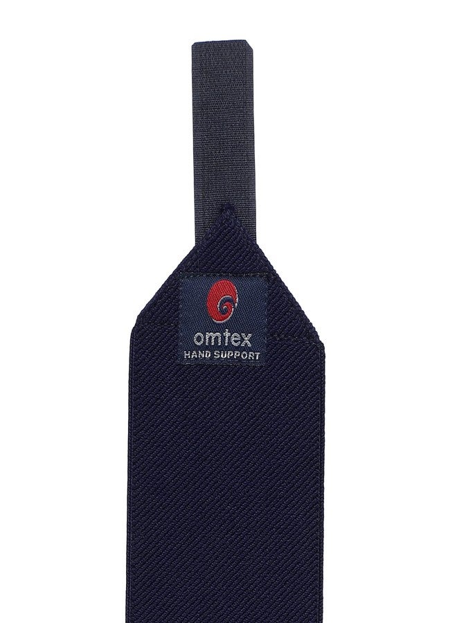 omtex Elasticized-Fabric Hand or Thumb Support, Men's Free Size (Navy Blue) - Image 5