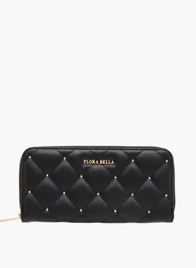 فلورا بيلا من شو إكسبرس Quilted Zip Around Wallet