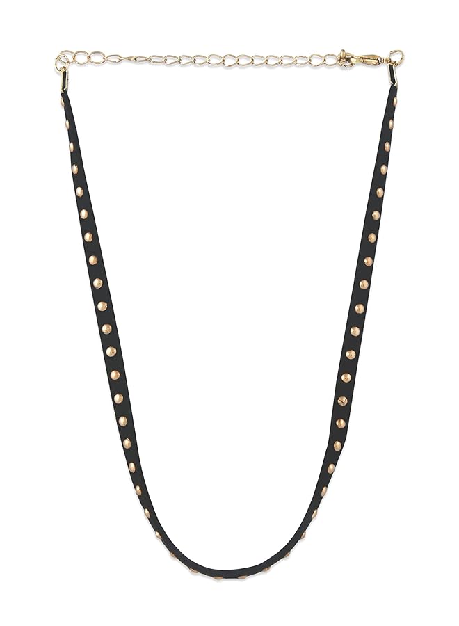 إيروريكس مجموعة من 3 قلادات عصرية باللونين الذهبي والأسود Zpfk10590 - Image 5