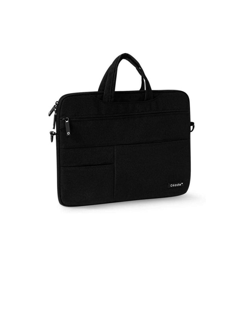 Okade 15.4 inch Laptop Sleeve Handbag for Laptop Dell ASUS HP Acer MacBook Color Black - Image 1
