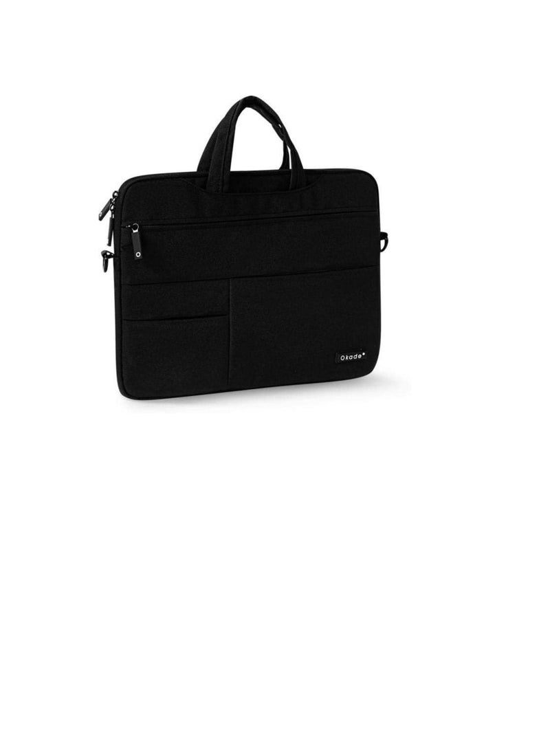 Okade 15.4 inch Laptop Sleeve Handbag for Laptop Dell ASUS HP Acer MacBook Color Black - Image 2