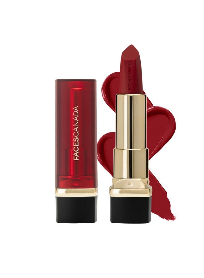 Facescanada Faces Canada Comfy Matte Creme Lipstick Over And Out 4.2G Long Stay Creamy Matte Finish Intense Color Super Hydrating & Nourishing Single Stroke Smooth Application - Image 1