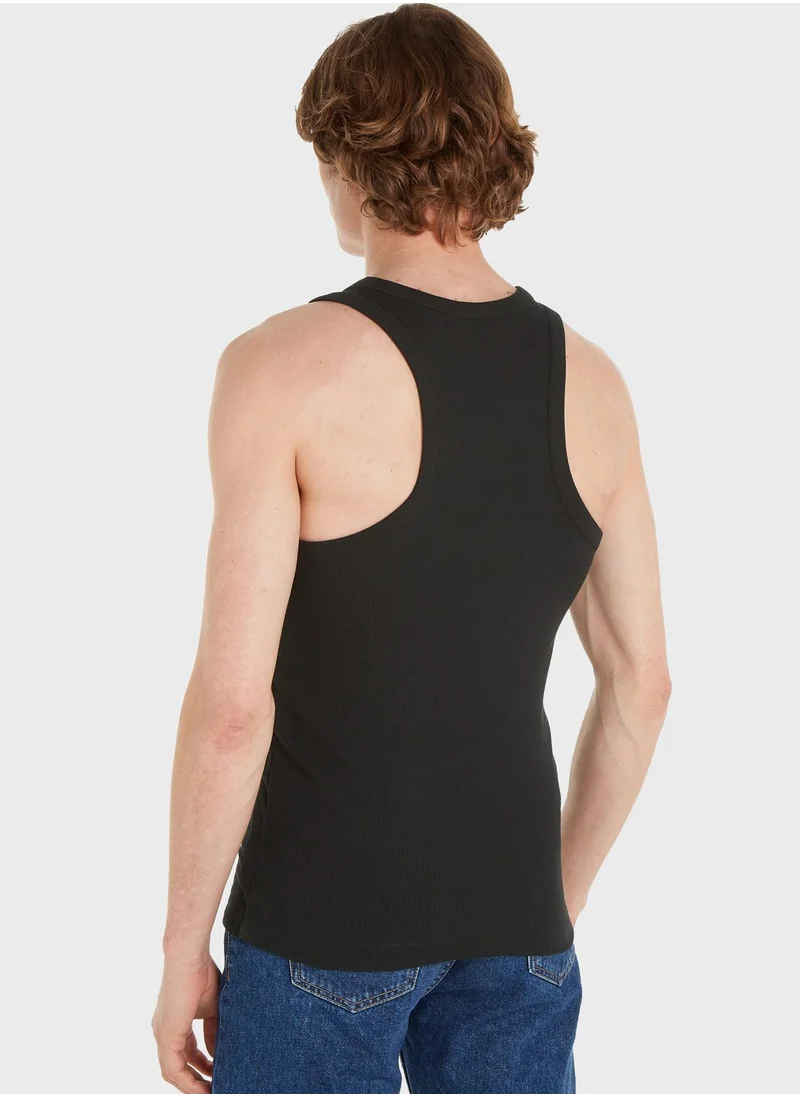 Calvin Klein Jeans Logo Crew Neck Vest