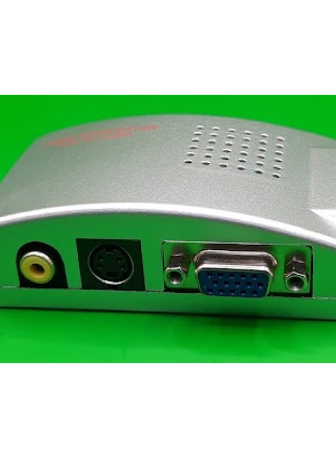 محول VGA إلى فيديو (BNC) وS-Video | تحويل إشارة عالية الدقة | متوافق مع التوصيل والتشغيل - Image 2