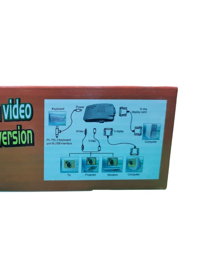 محول VGA إلى فيديو (BNC) وS-Video | تحويل إشارة عالية الدقة | متوافق مع التوصيل والتشغيل - Image 5