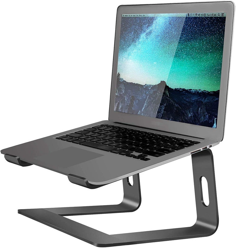 Gadget Wagon Gadget-Wagon Foldable Tabletop Laptop Riser Stand Desk with Aluminium Strong Body and 7 Level adjustments - Image 1