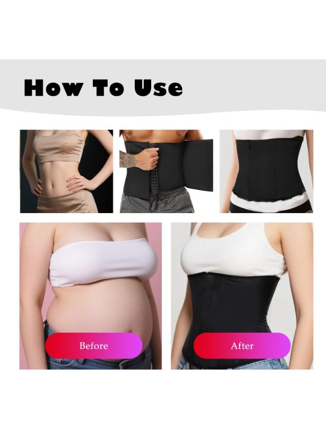 SUNSAR Waist Trainer Corset, Womens Underbust Corset, Adjustable Hook & Eye Closure Tummy Tucker for Women - Image 5