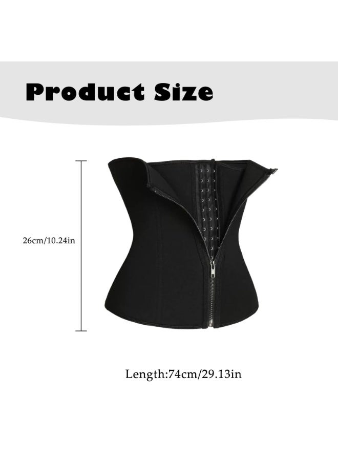 SUNSAR Waist Trainer Corset, Womens Underbust Corset, Adjustable Hook & Eye Closure Tummy Tucker for Women - Image 2