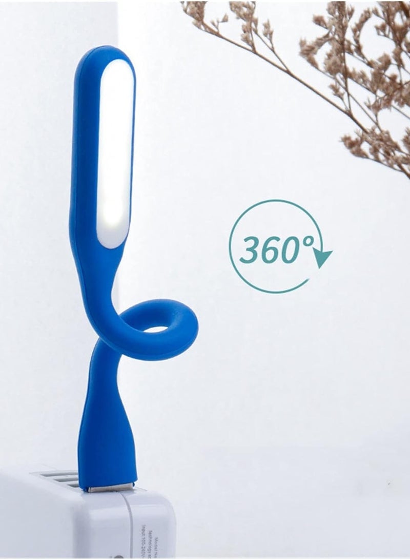 نجفة شوب نجفه شوب مصباح اضاءة LED صغير مرن بمنفذ USB للاب توب والكيبورد والباور بانك وفلاش السيلفي والقراءة حماية العين: عاكس الضوء الناعم، يمنح إضاءة LED المباشرة لحماية عينيك.USB-001  - Image 1