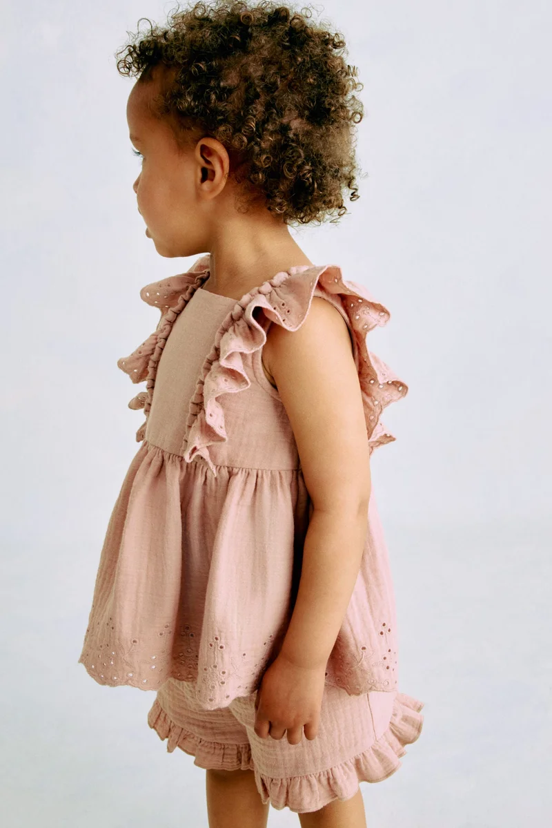 H&M 2-piece cotton muslin set