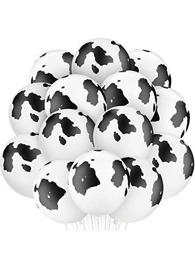 Gejoy Cow Balloons Latex Balloons Funny Print Cow Balloons For Birthday Party Supplies Decorations (24 Pieces) - Image 2