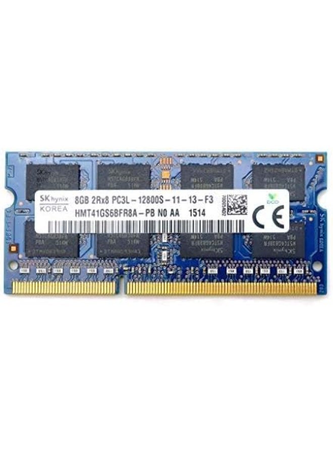 وحدة ذاكرة لاب توب HMT41GS6BFR8A 8 جيجا 2Rx8 DDR3 SO-DIMM PC3-12800 1600 ميجا هرتز، 204-سن، بدون نظام تصحيح الأخطاء، غير مخزن، مؤقت CL11 1.35V HMT41GS6BFR8A-PB من هاينكس، سعة 8.0 GB