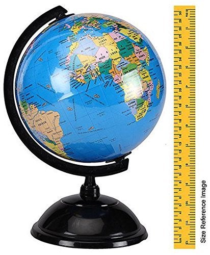 GLOBUS 808 8 Inches /20 Cms Diameter and 12 Inches /31 Cms Height Rotating World Globe With A.B.S Polymer Moulded Arc and Base - Image 2